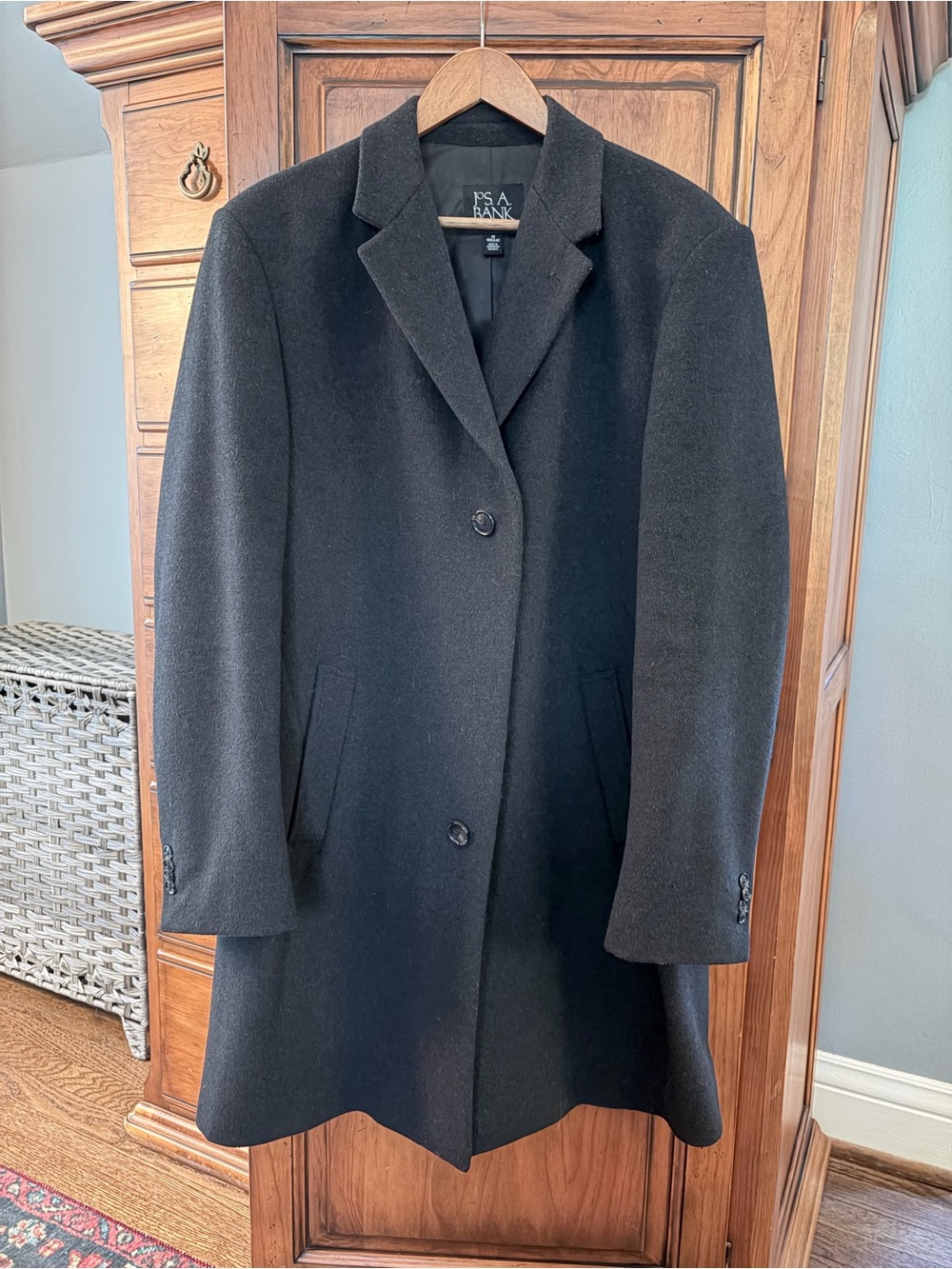 Jos. A. Bank Men's (or women’s!) Black Wool Pea Coat